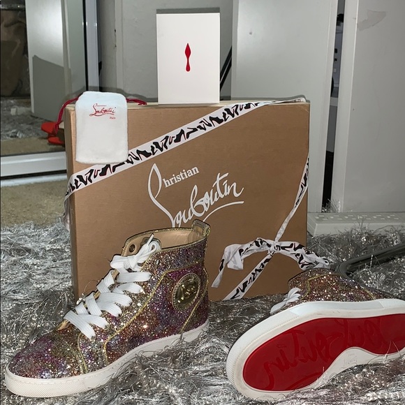 Christian Louboutin Shoes - Christian Louboutin high top women’s sneakers